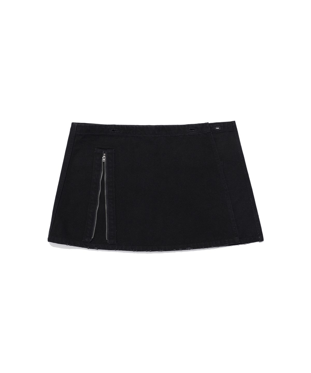 나이스고스트클럽(NICEGHOSTCLUB) APRON WASHED JEANS_BLACK(NG2EFUD112A)