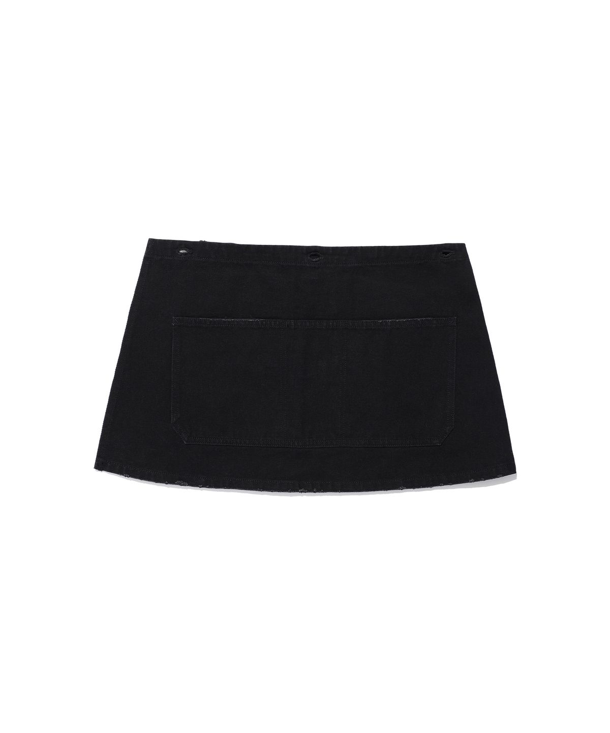 나이스고스트클럽(NICEGHOSTCLUB) APRON WASHED JEANS_BLACK(NG2EFUD112A)