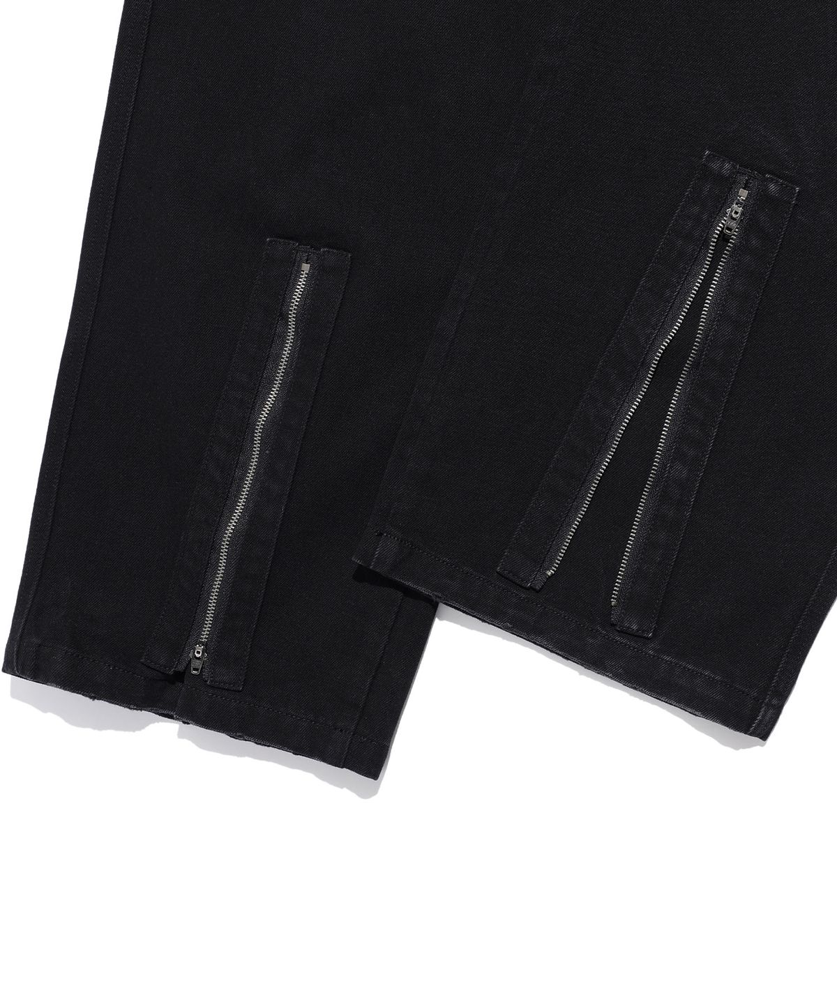 나이스고스트클럽(NICEGHOSTCLUB) APRON WASHED JEANS_BLACK(NG2EFUD112A)
