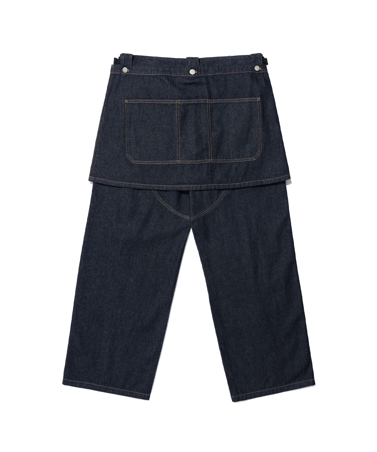 나이스고스트클럽(NICEGHOSTCLUB) APRON WASHED JEANS_INDIGO(NG2EFUD112A)