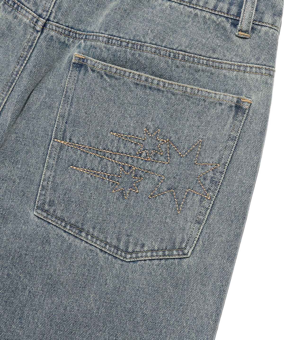 나이스고스트클럽(NICEGHOSTCLUB) PANEL STITCH JEANS_BLUE(NG2EFUD113A)