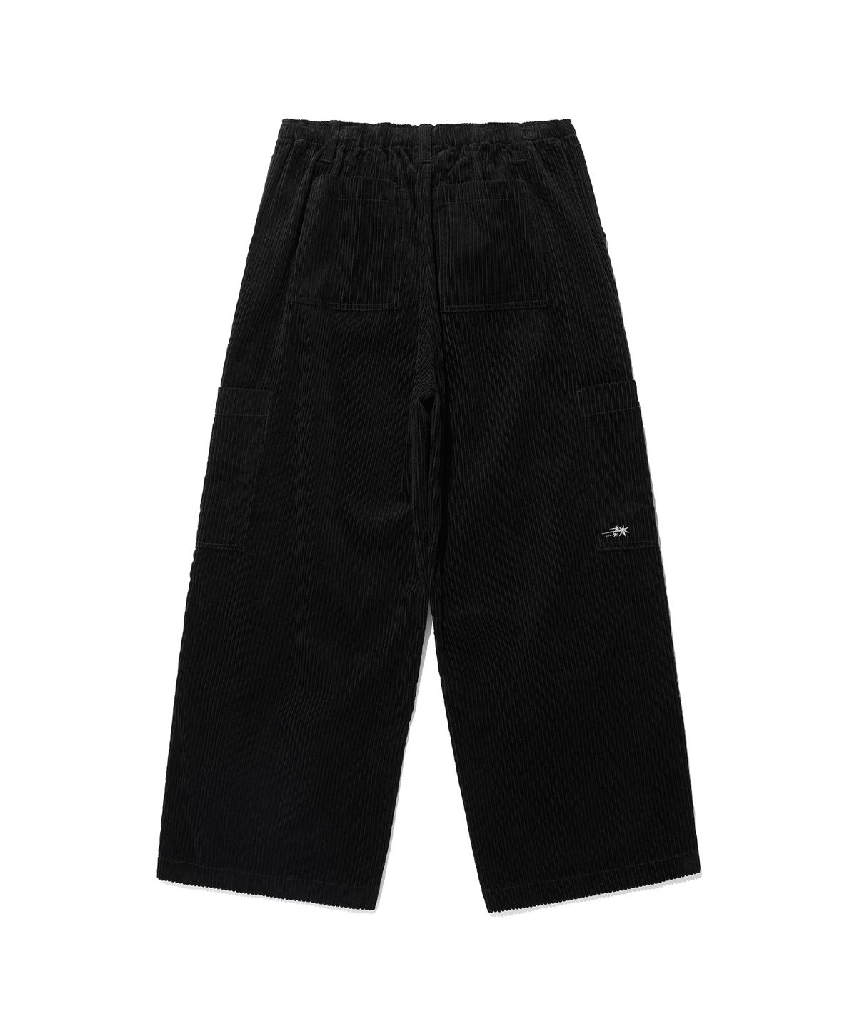 나이스고스트클럽(NICEGHOSTCLUB) CORDUROY PARACHUTE PANTS_BLACK(NG2EFUPA13A)