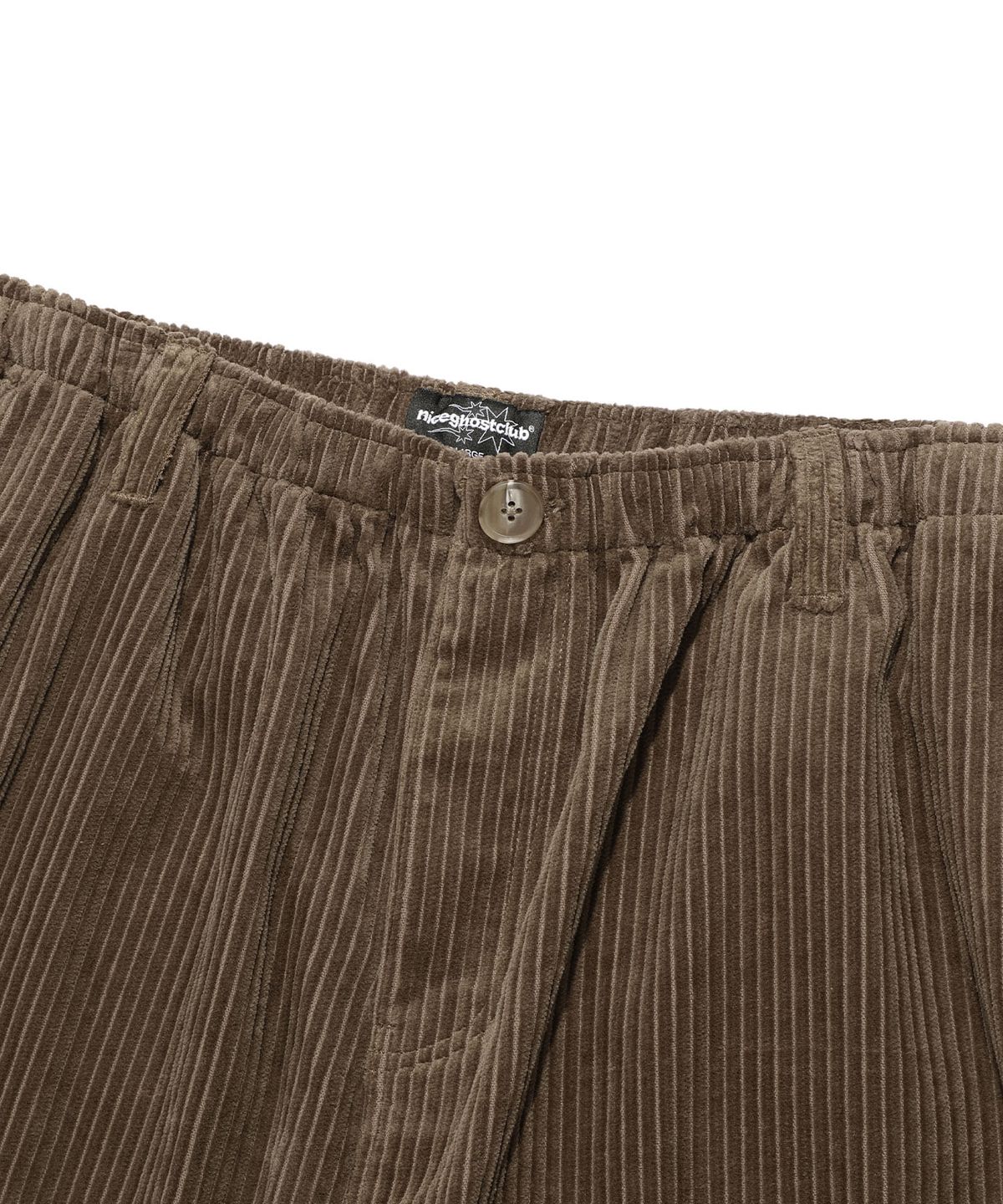 나이스고스트클럽(NICEGHOSTCLUB) CORDUROY PARACHUTE PANTS_BROWN(NG2EFUPA13A)