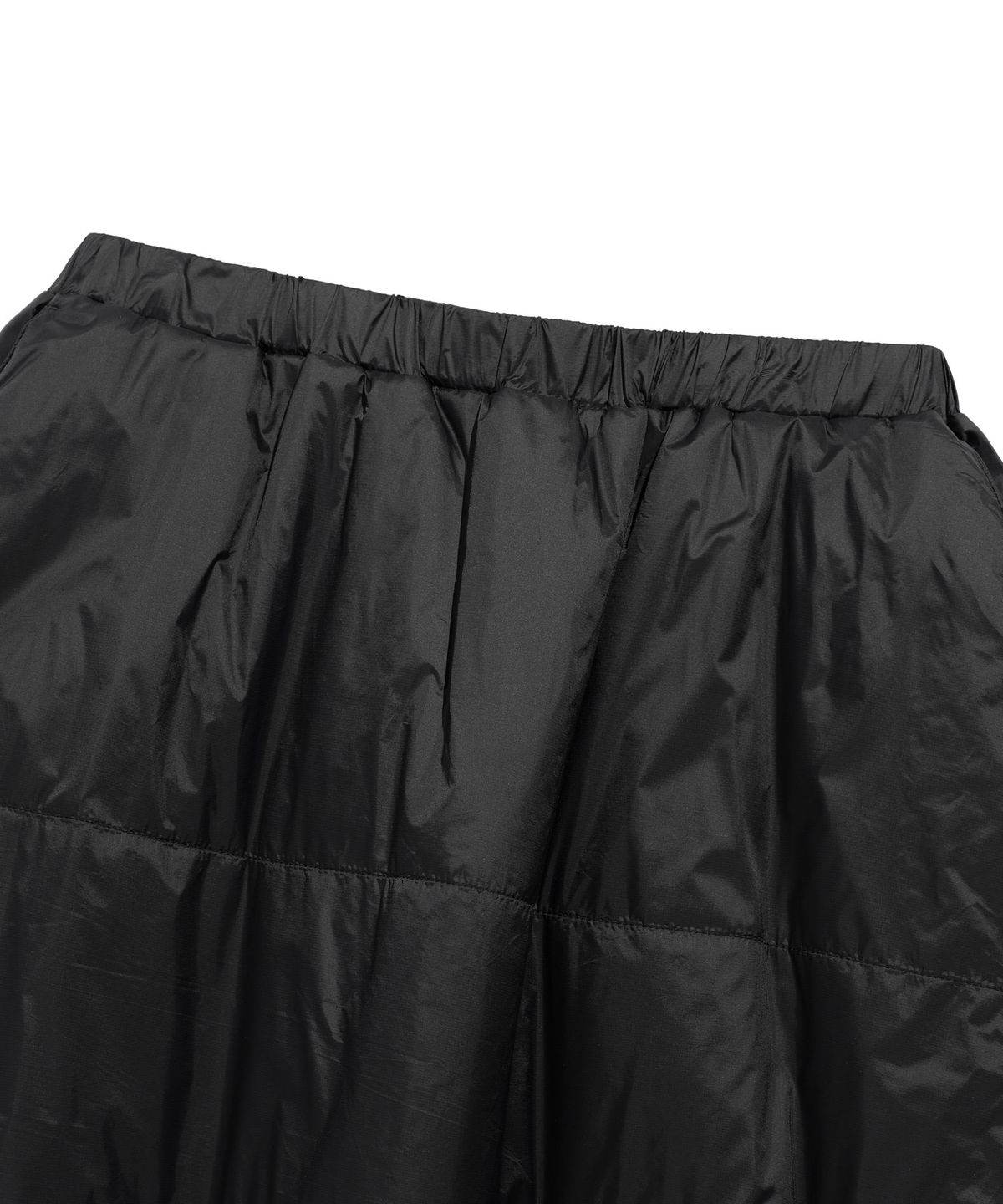 나이스고스트클럽(NICEGHOSTCLUB) MIDI PUFFER SKIRT_BLACK(NG2EFFPA91A)