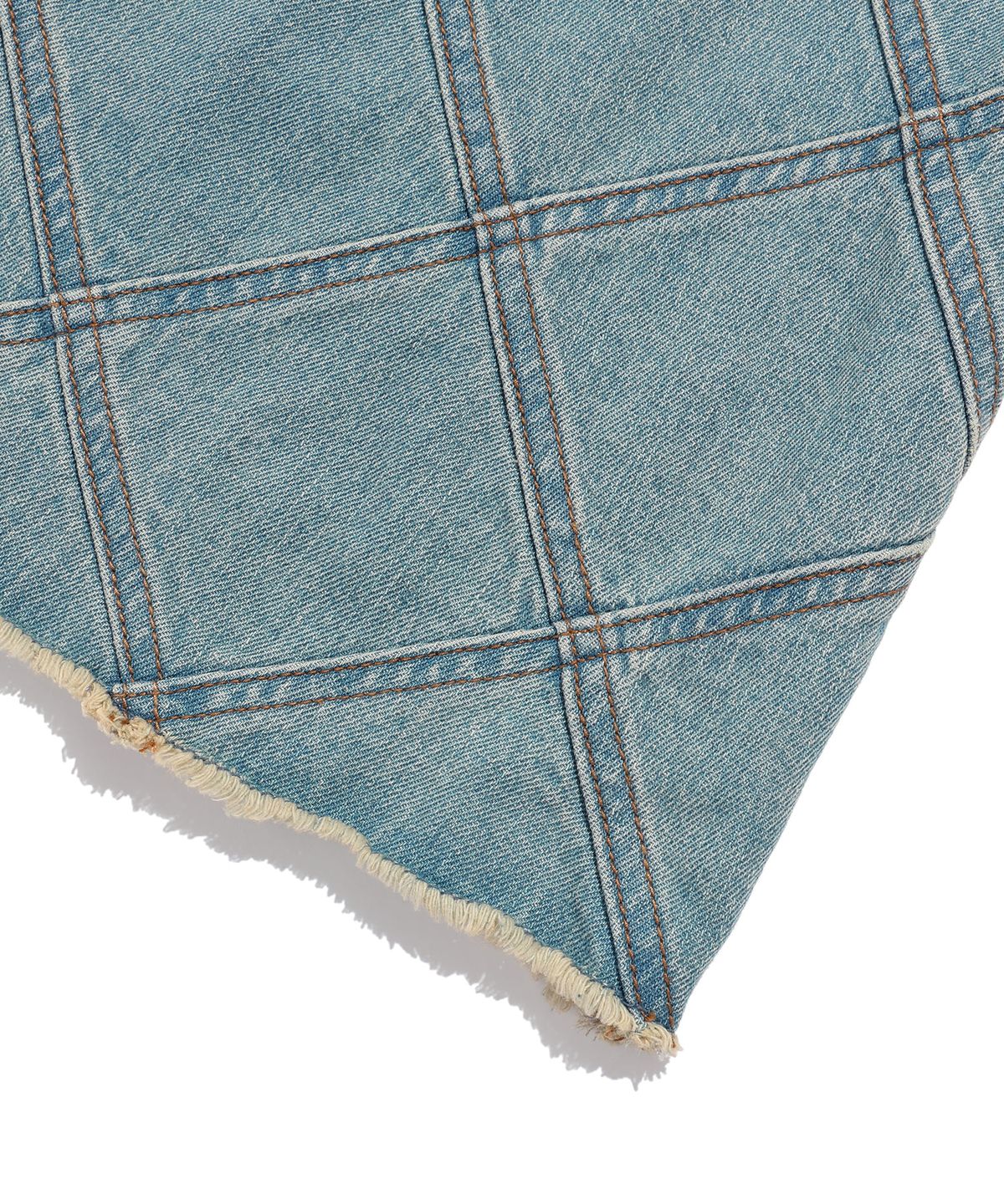 나이스고스트클럽(NICEGHOSTCLUB) DENIM PANEL SKIRT_BLUE(NG2EFFD115A)