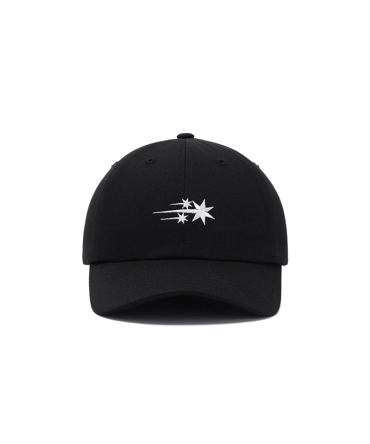 나이스고스트클럽(NICEGHOSTCLUB) 3STARS LOGO CAP_BLACK(NG2EFUAB26A)