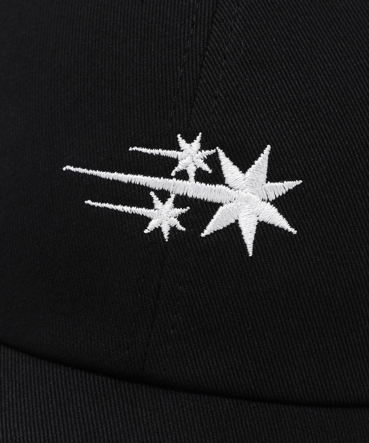 나이스고스트클럽(NICEGHOSTCLUB) 3STARS LOGO CAP_BLACK(NG2EFUAB26A)