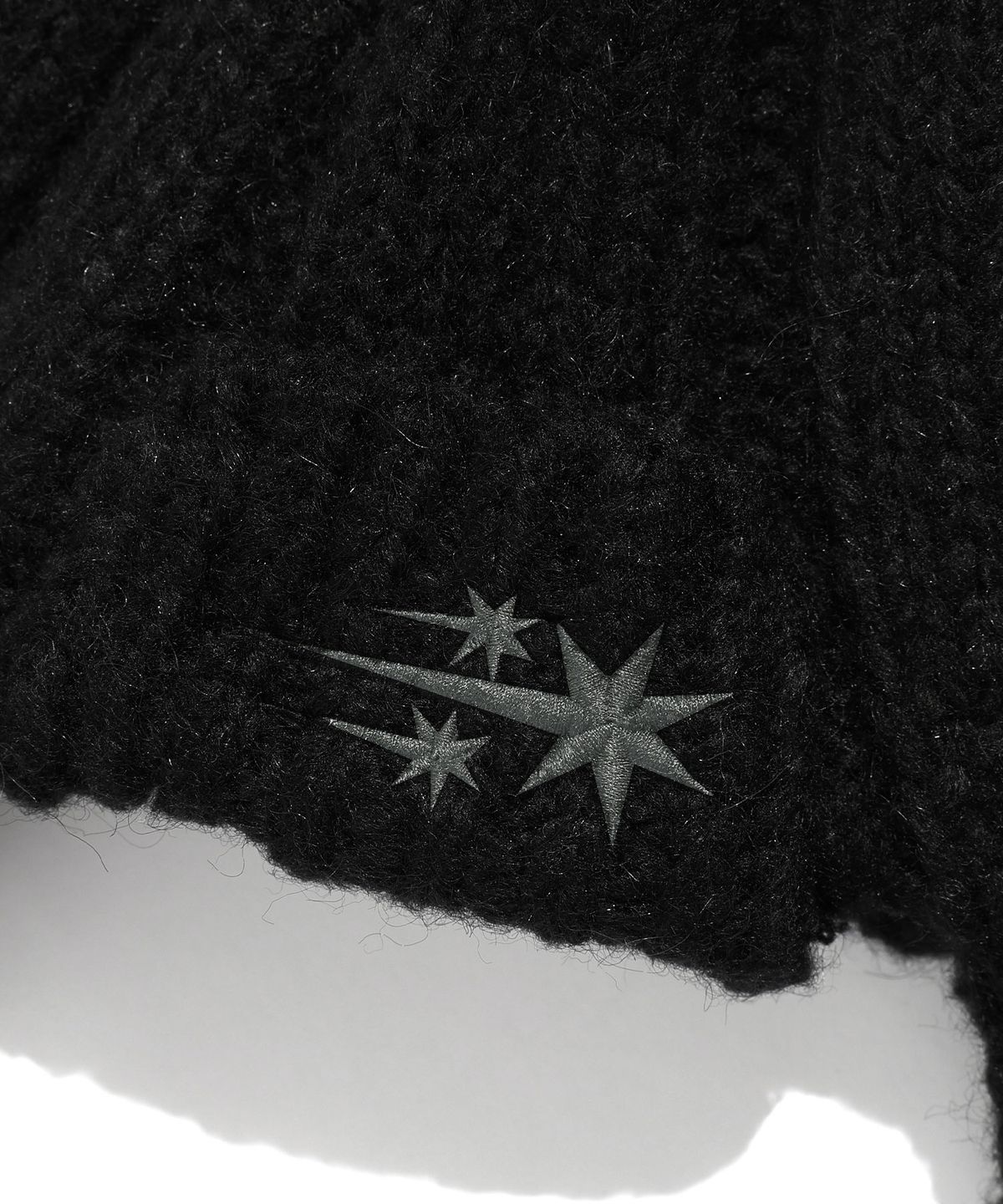 나이스고스트클럽(NICEGHOSTCLUB) BIG EARCAP BEANIE_BLACK(NG2EFUAB24A)