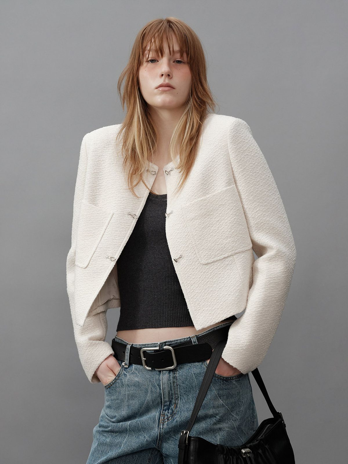 레이브(RAIVE) Pocket Tweed Jacket VW4SJ003_2color