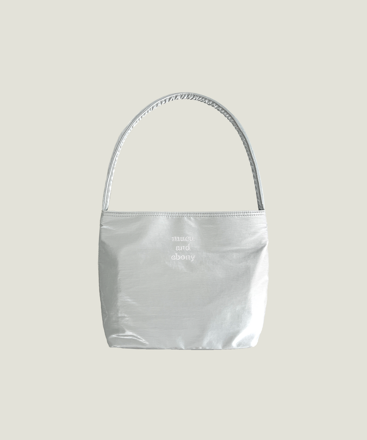 무쿠앤에보니(MUCU AND EBONY) Nearest Bag _ Silver