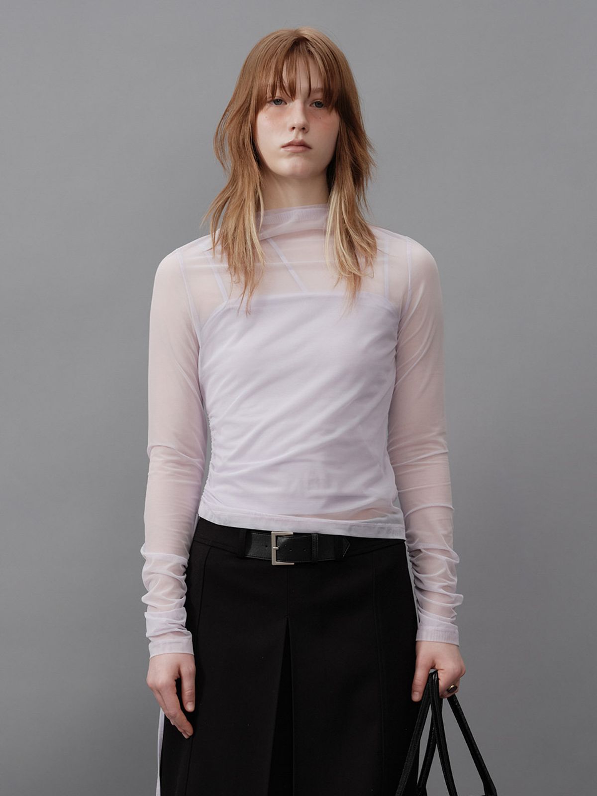 레이브(RAIVE) Side Shirring Layered Blouse VW4SE020_5color
