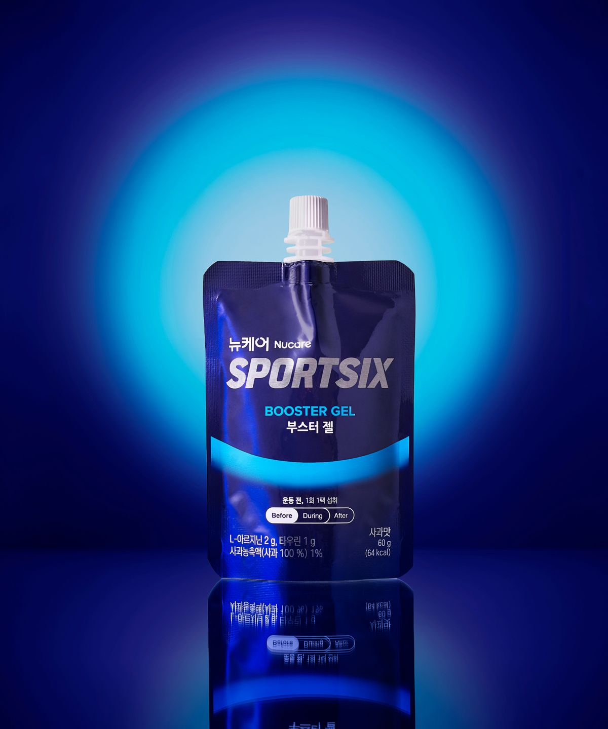 스포식스(SPORTSIX) 부스터젤 (60gx10팩) 1박스 (운동전 포만감, 활력 충전)