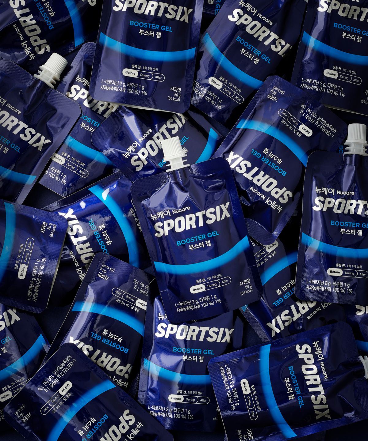 스포식스(SPORTSIX) 부스터젤 (60gx10팩) 1박스 (운동전 포만감, 활력 충전)