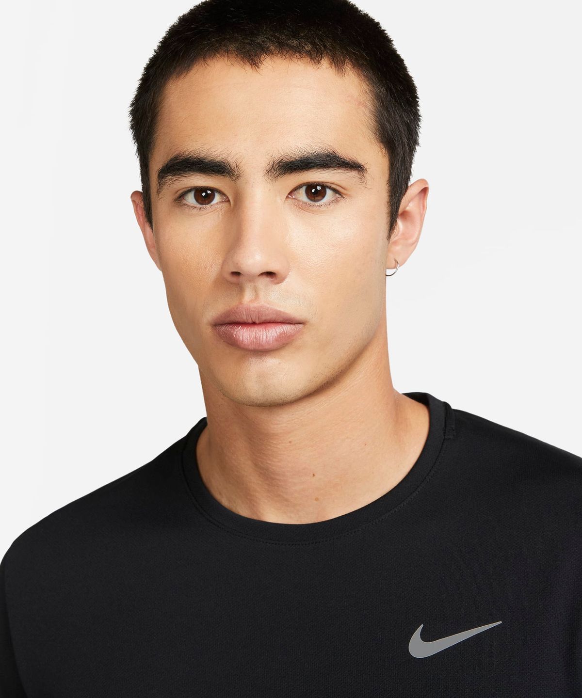 나이키(NIKE) 마일러 드라이 핏 UV 긴소매 런닝 탑 M - 블랙 / FB7071-010