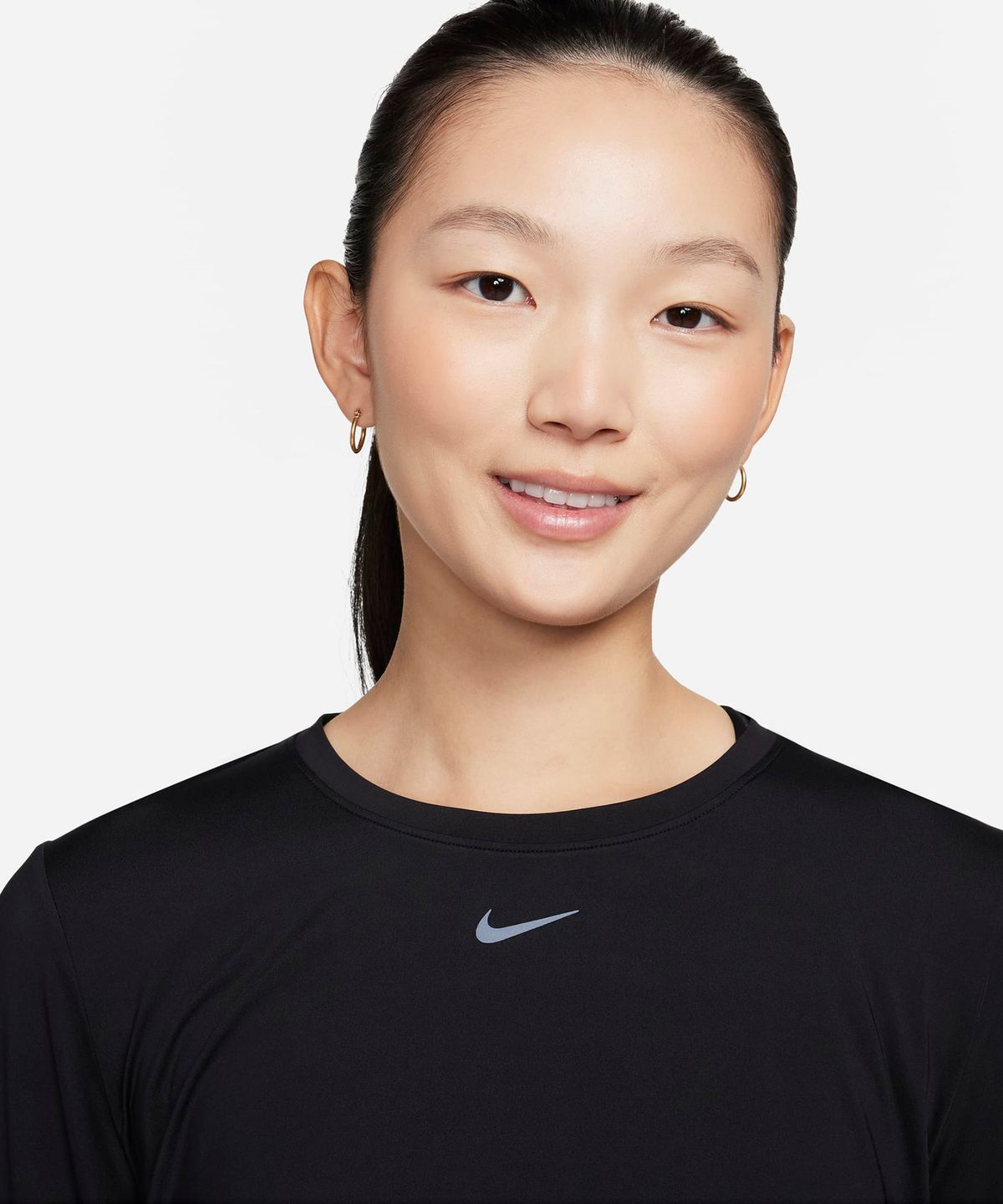 나이키(NIKE) 원 클래식 드라이 핏 긴소매 탑 W - 블랙 / FN2802-010