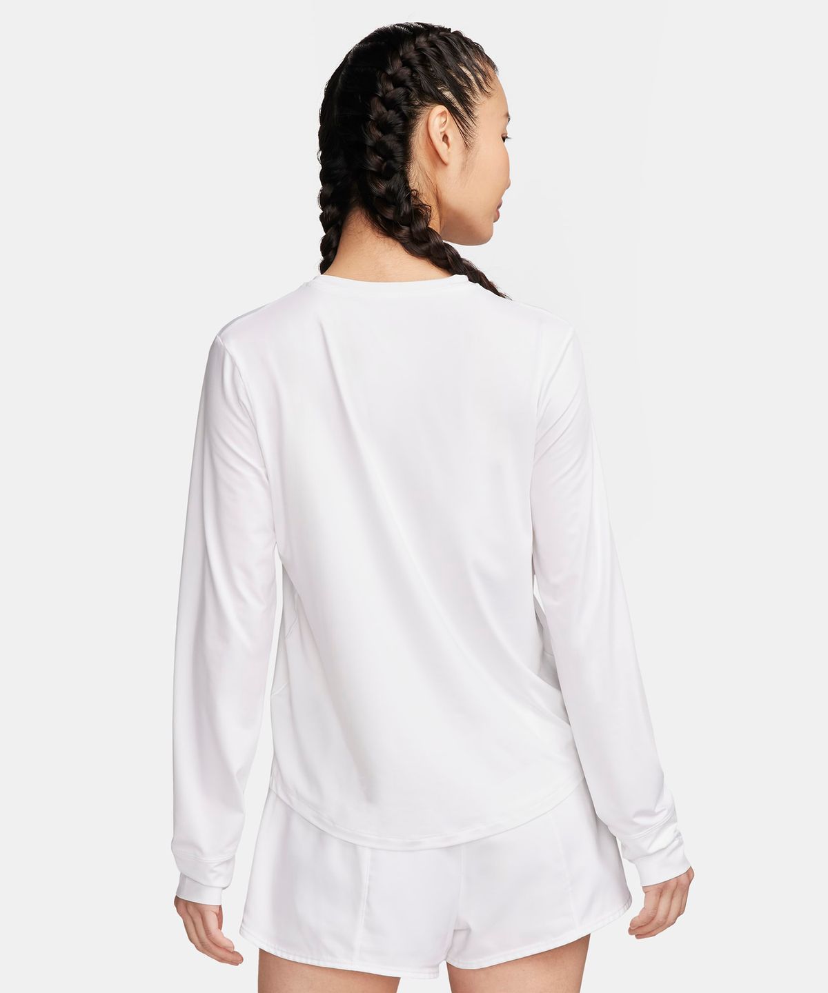 나이키(NIKE) 원 클래식 드라이 핏 긴소매 탑 W - 화이트 / FN2802-100