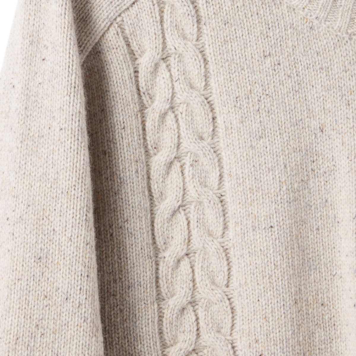 브롬톤 런던(BROMPTON LONDON) CABLE SWEATER  - OATMEAL (P244UKT401)