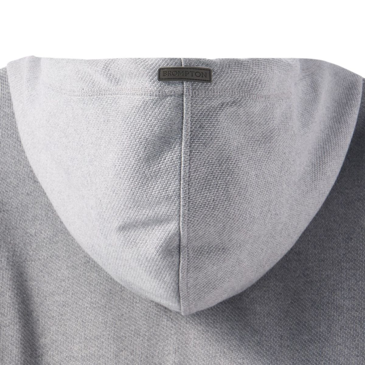 브롬톤 런던(BROMPTON LONDON) DIAGONAL JACQUARD HOOD FULL ZIP - M/GREY (P244UFT433)