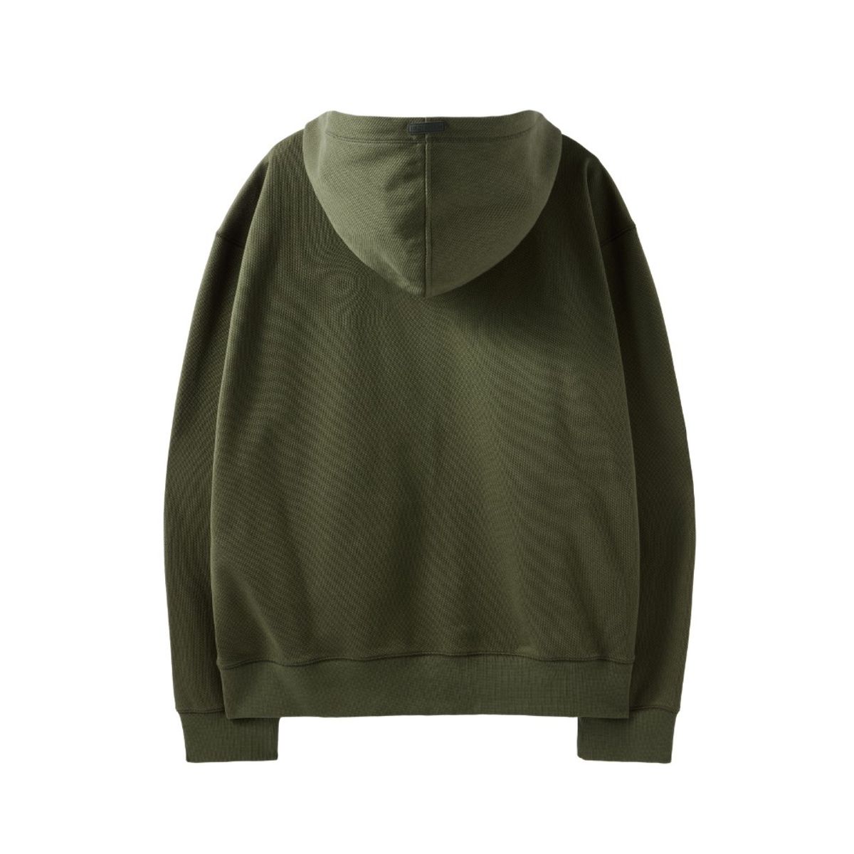 브롬톤 런던(BROMPTON LONDON) DIAGONAL JACQUARD HOOD FULL ZIP - OLIVE (P244UFT433)