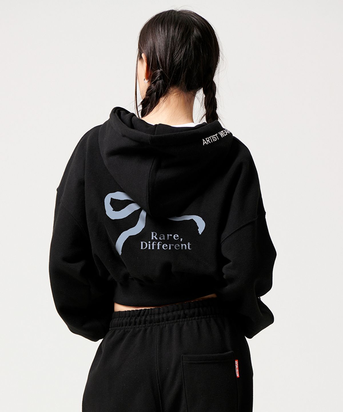 아티스트웨어(ARTISTWEAR) [세트상품] ATW 브링잇온 크롭 후드집업 + 브링잇온 롱스커트