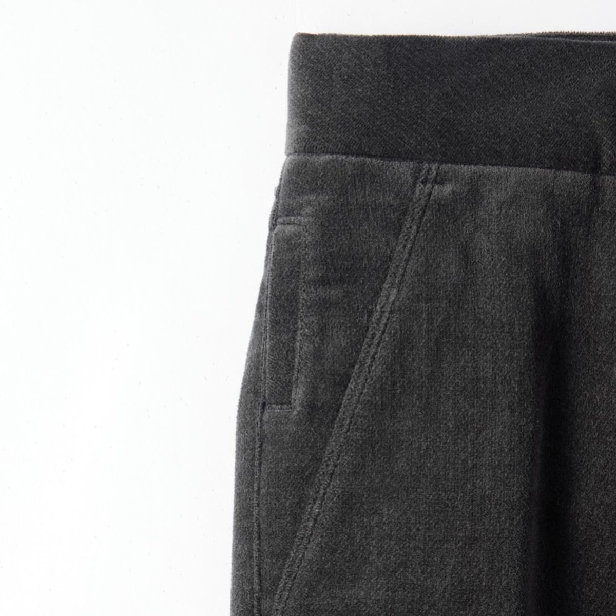 브롬톤 런던(BROMPTON LONDON) MOLESKIN SET TROUSERS - CHARCOAL (P244MPT531)