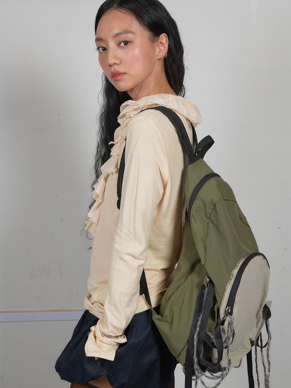 ★[MUWM] Nest Backpack (3色)★ MUSINSA | MUWM Nest Backpack (Kiwi Green)