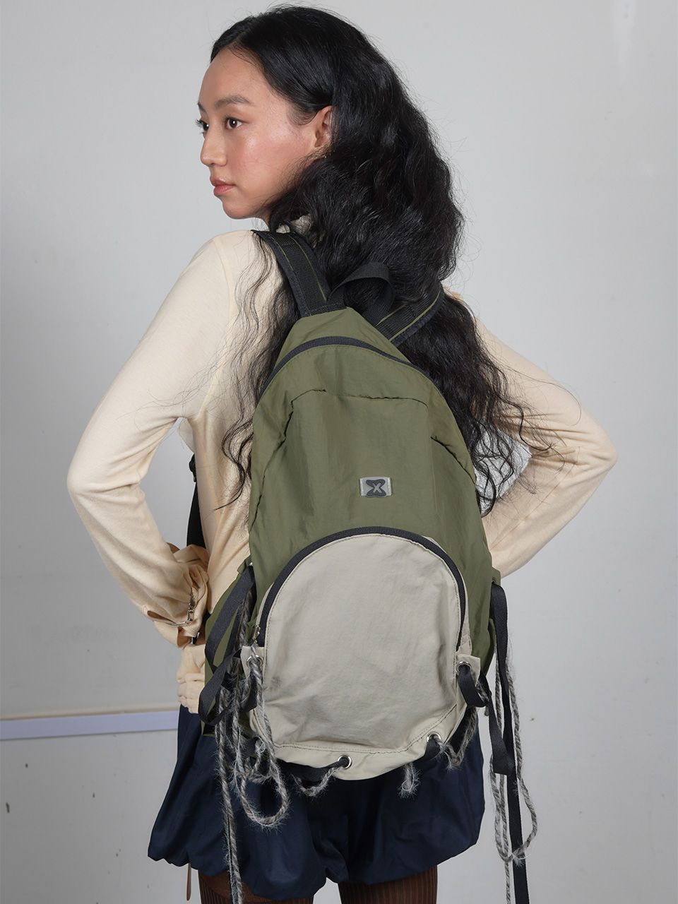 MUSINSA | MUWM Nest Backpack (Kiwi Green)