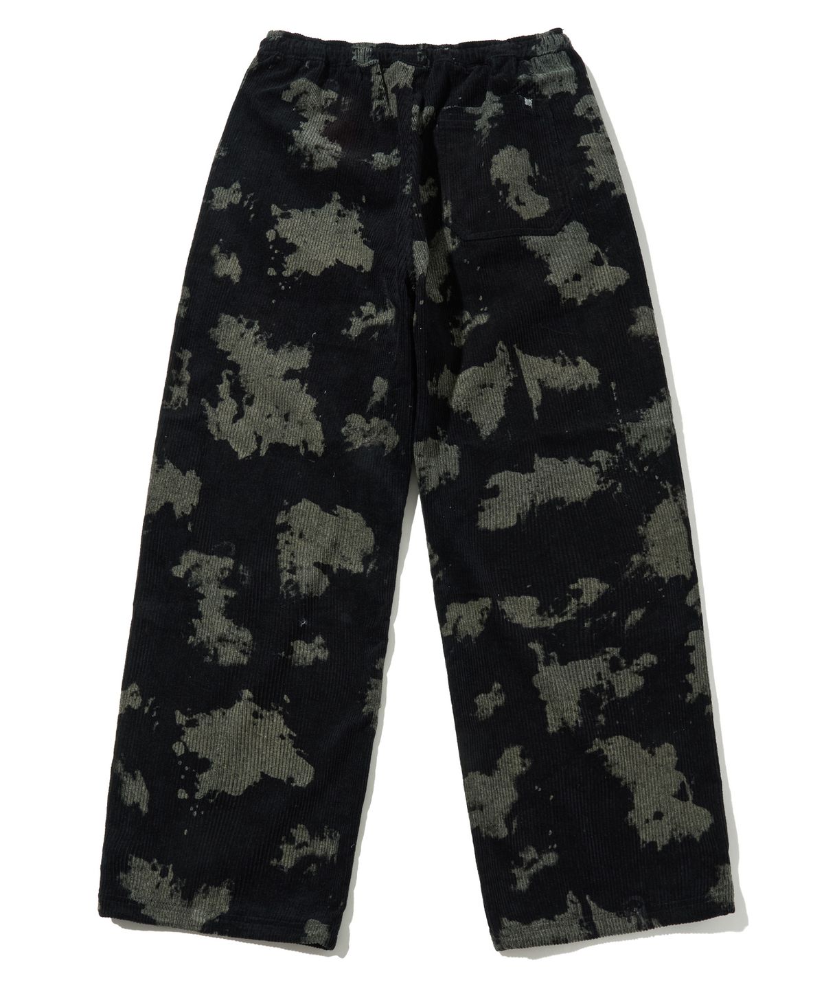 브라운브레스(BROWNBREATH) TAG CORDUROY PATTERN PANTS - BLACK
