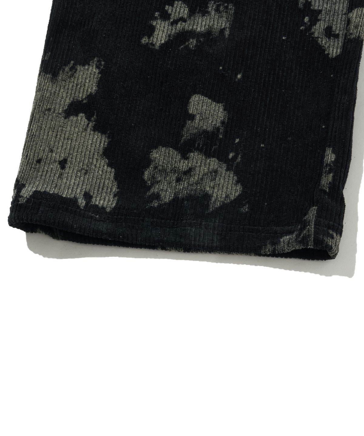 브라운브레스(BROWNBREATH) TAG CORDUROY PATTERN PANTS - BLACK