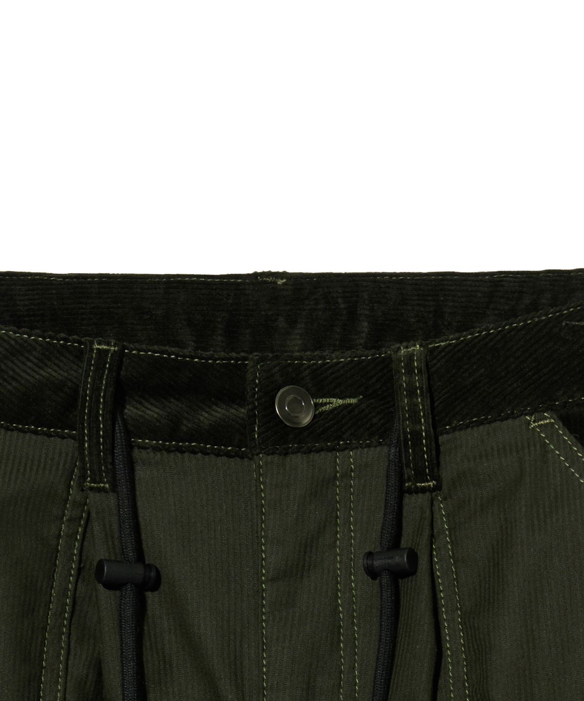 브라운브레스(BROWNBREATH) TAG CORDUROY CARGO PANTS - KHAKI