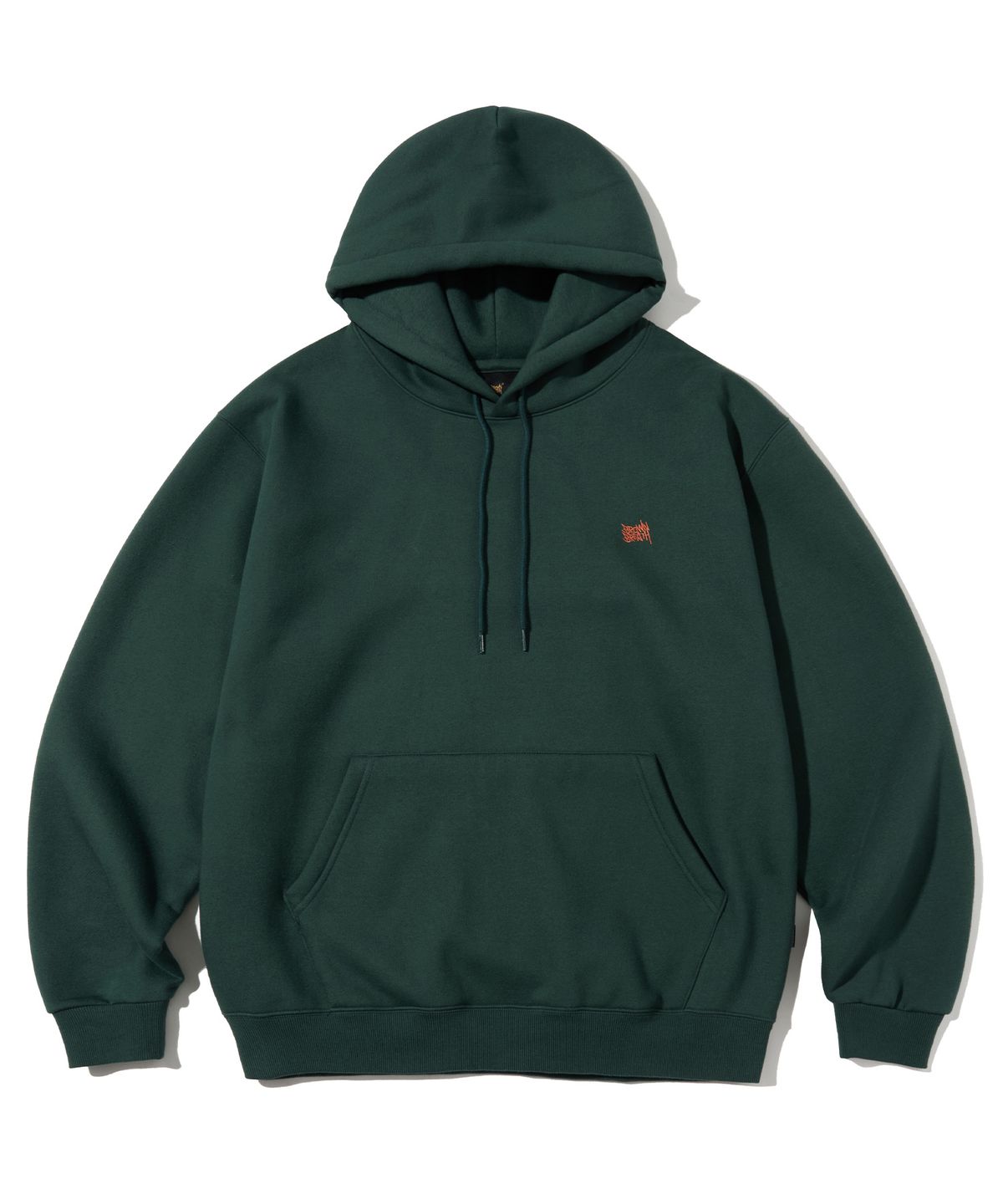 브라운브레스(BROWNBREATH) TAG HOODIE - DARK GREEN