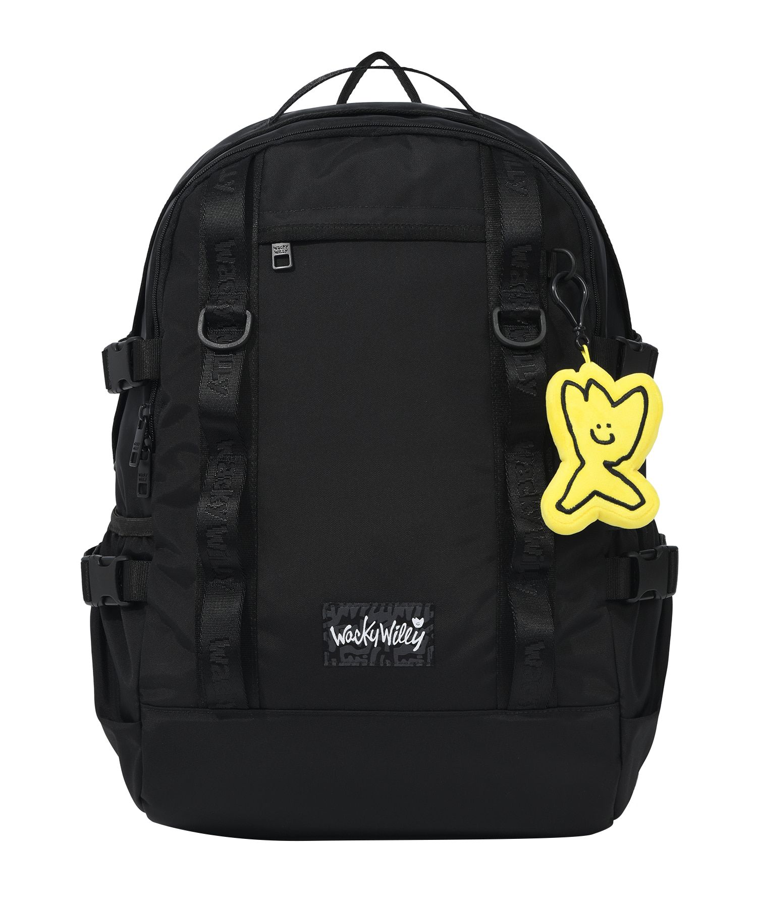MUSINSA | WACKY WILLY [24FW] Cordura Webbing Backpack Black