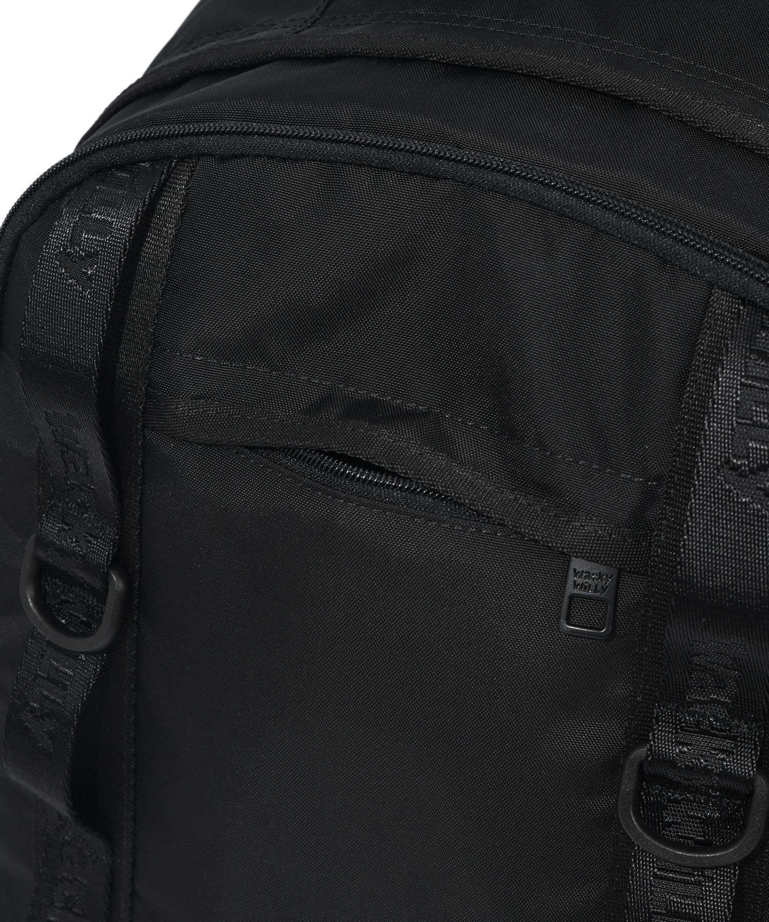 MUSINSA | WACKY WILLY [24FW] Cordura Webbing Backpack Black