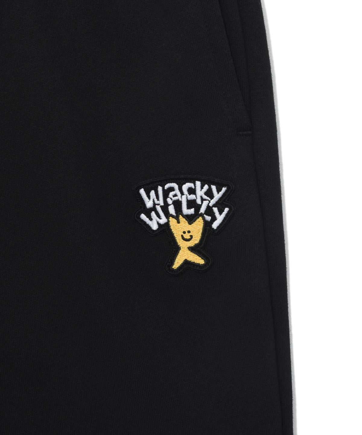 와키윌리(WACKY WILLY) 베이직 스웻 조거팬츠 블랙