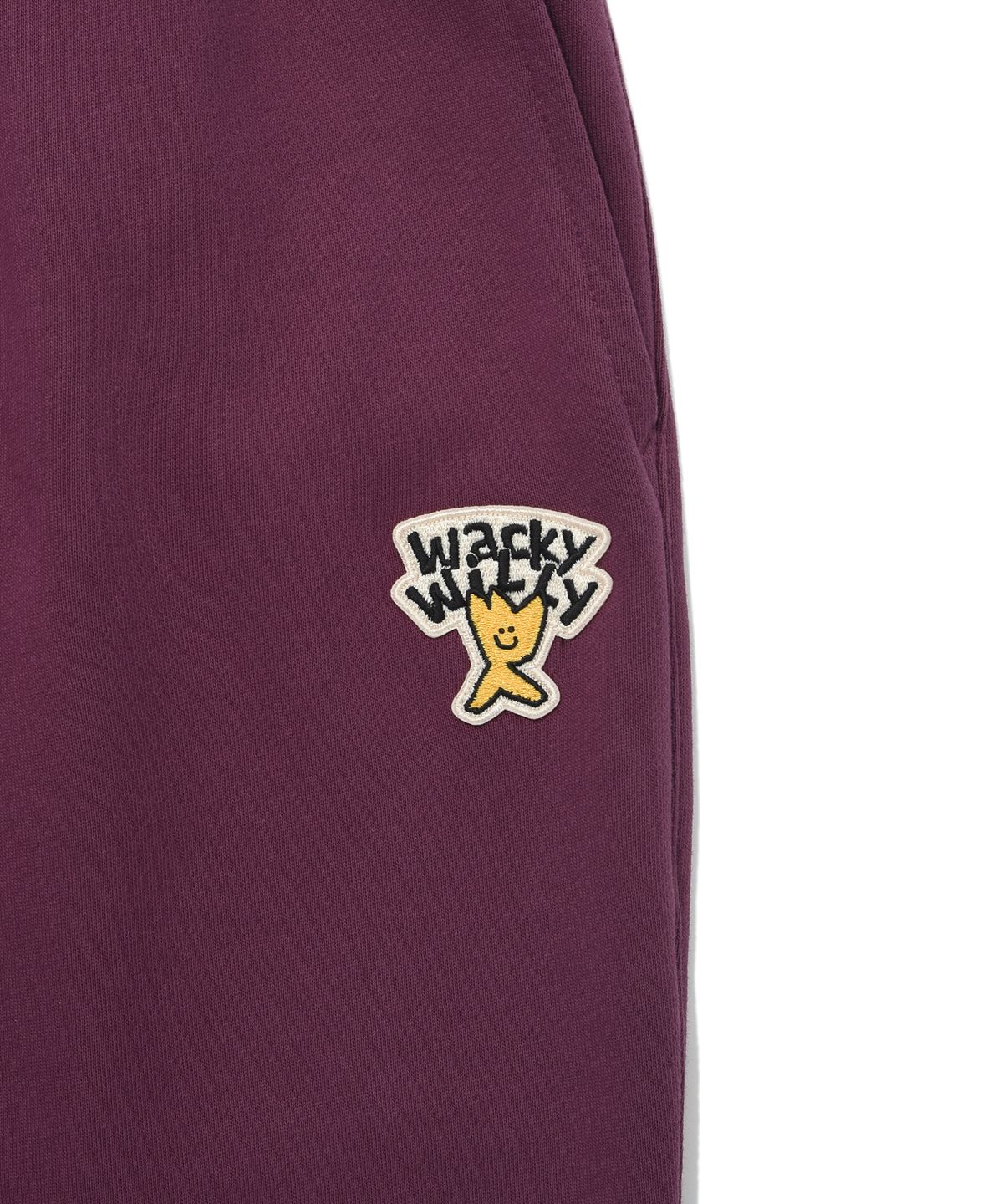 와키윌리(WACKY WILLY) 베이직 스웻팬츠 퍼플