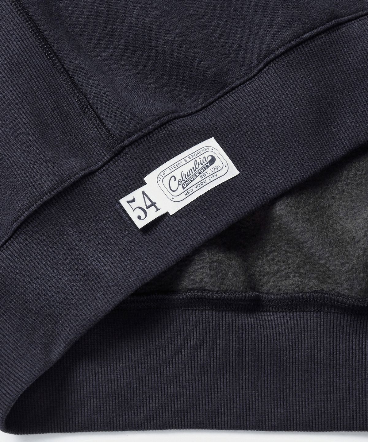 컬럼비아 유니버시티(COLUMBIA UNIVERSITY) APPLIQUE ARCH FLEECE SWEATSHIRTS 크라운네이비