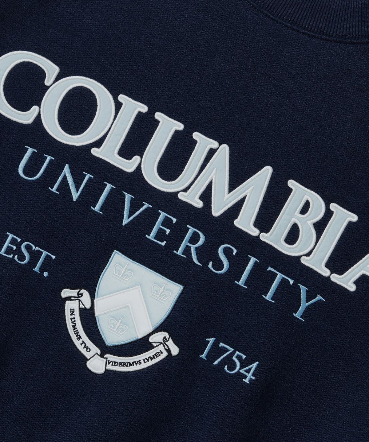 컬럼비아 유니버시티(COLUMBIA UNIVERSITY) CU SHIELD WOMEN FLEECE SWEATSHIRTS 다크네이비