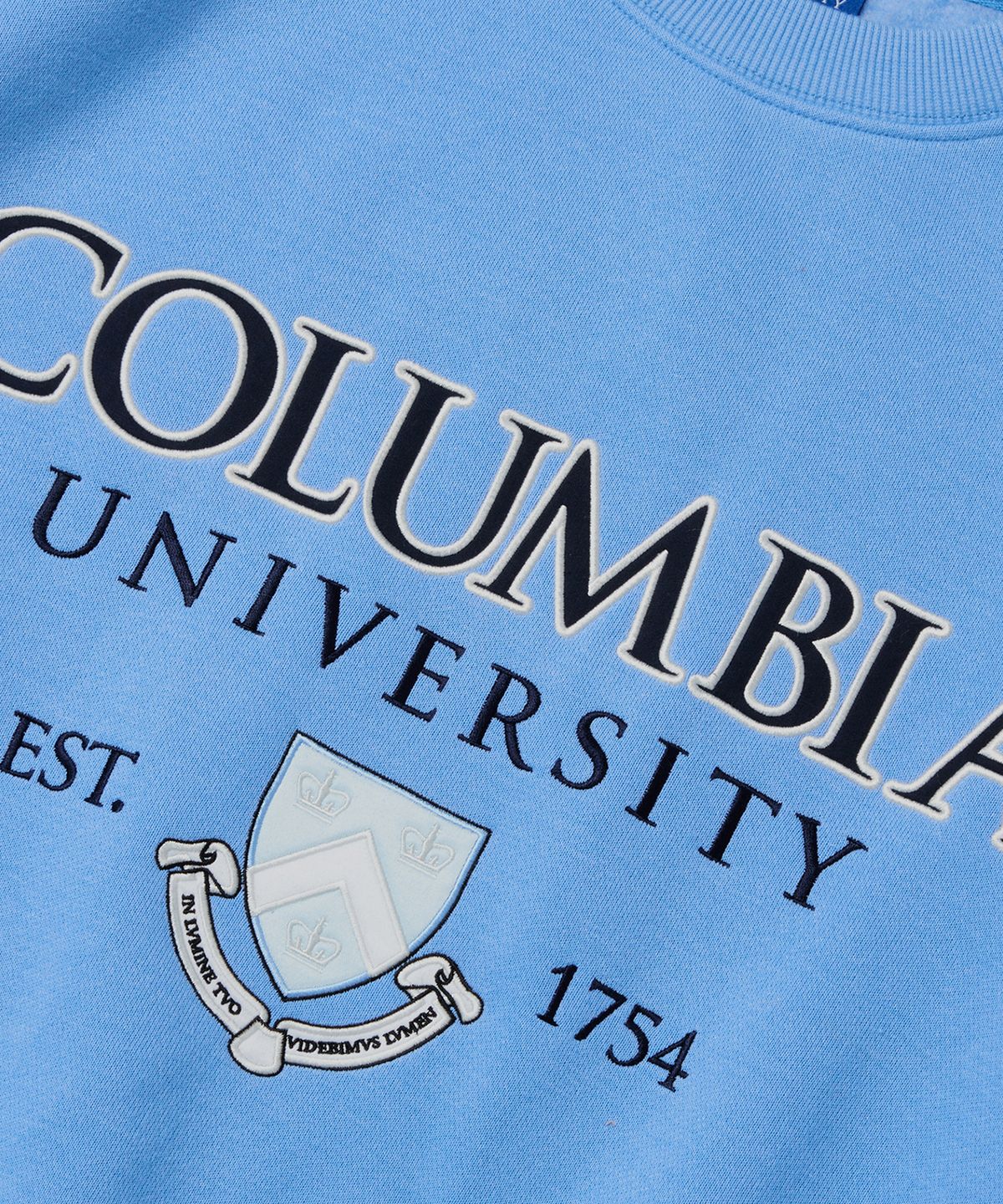 컬럼비아 유니버시티(COLUMBIA UNIVERSITY) CU SHIELD WOMEN FLEECE SWEATSHIRTS 라이트블루