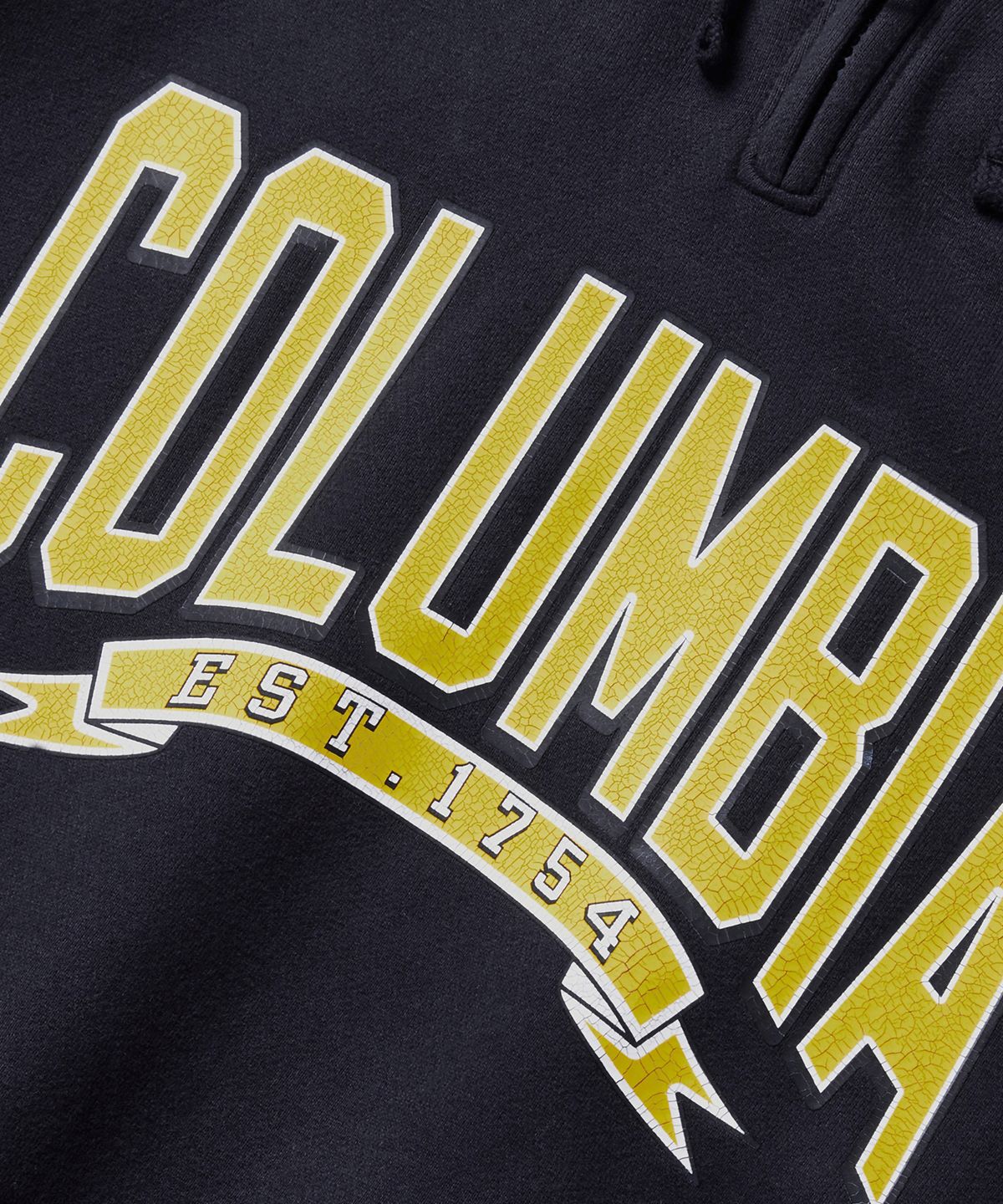 컬럼비아 유니버시티(COLUMBIA UNIVERSITY) CU 80S VINTAGE H/FLEECE H/ZIP HOODIE 크라운네이비
