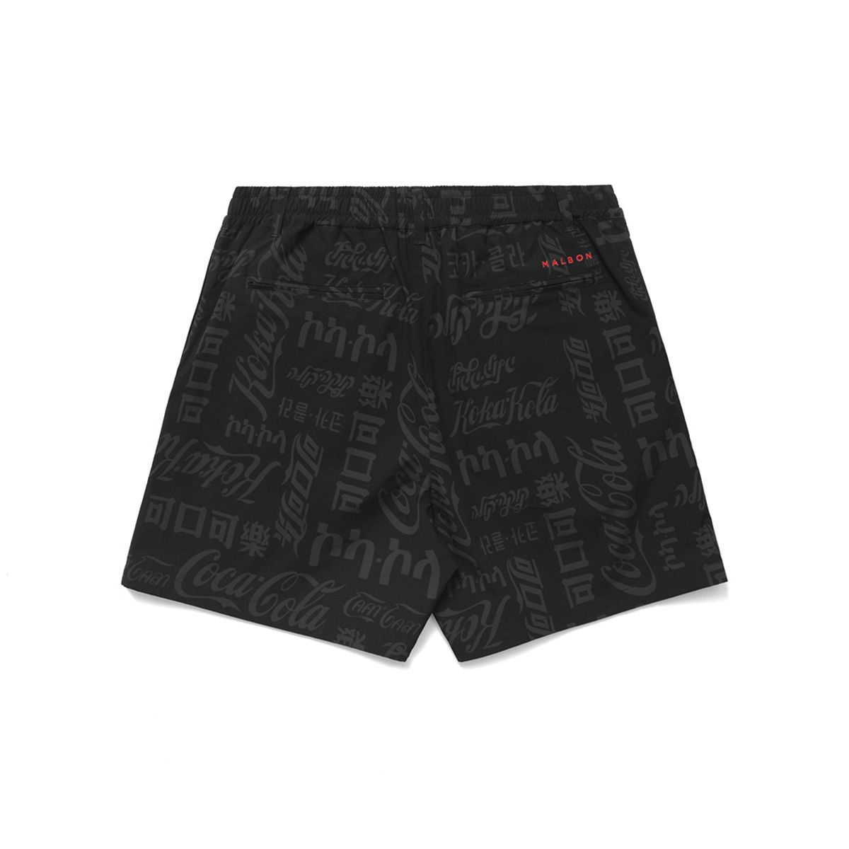 말본 골프(MALBON GOLF) [MALBON X COCA-COLA] 로고 쇼츠 BLACK