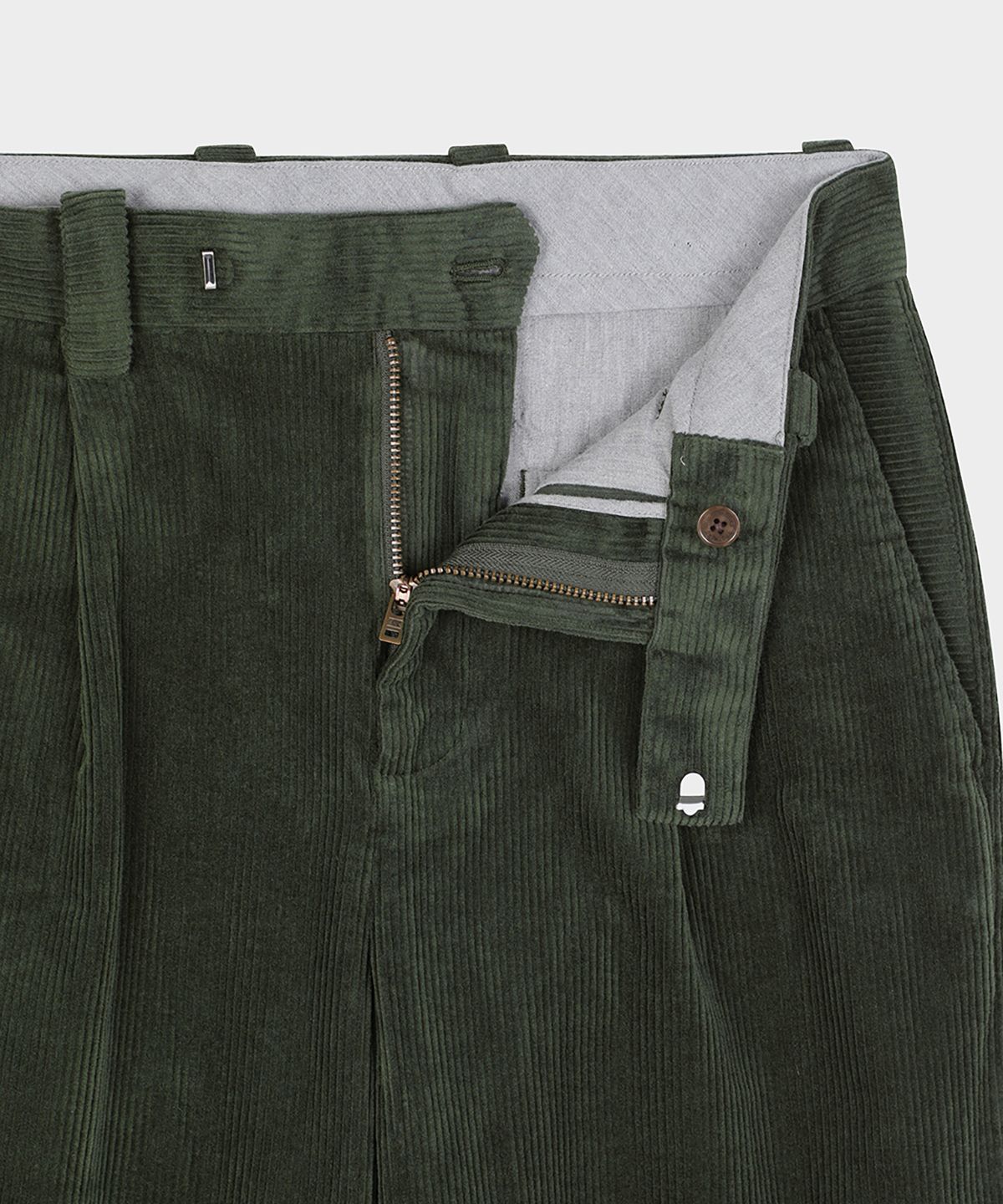 브룩스 브라더스(BROOKS BROTHERS) 트레디셔널핏 8W 코듀로이 팬츠 (올리브) (BBPCMM6920KEW)