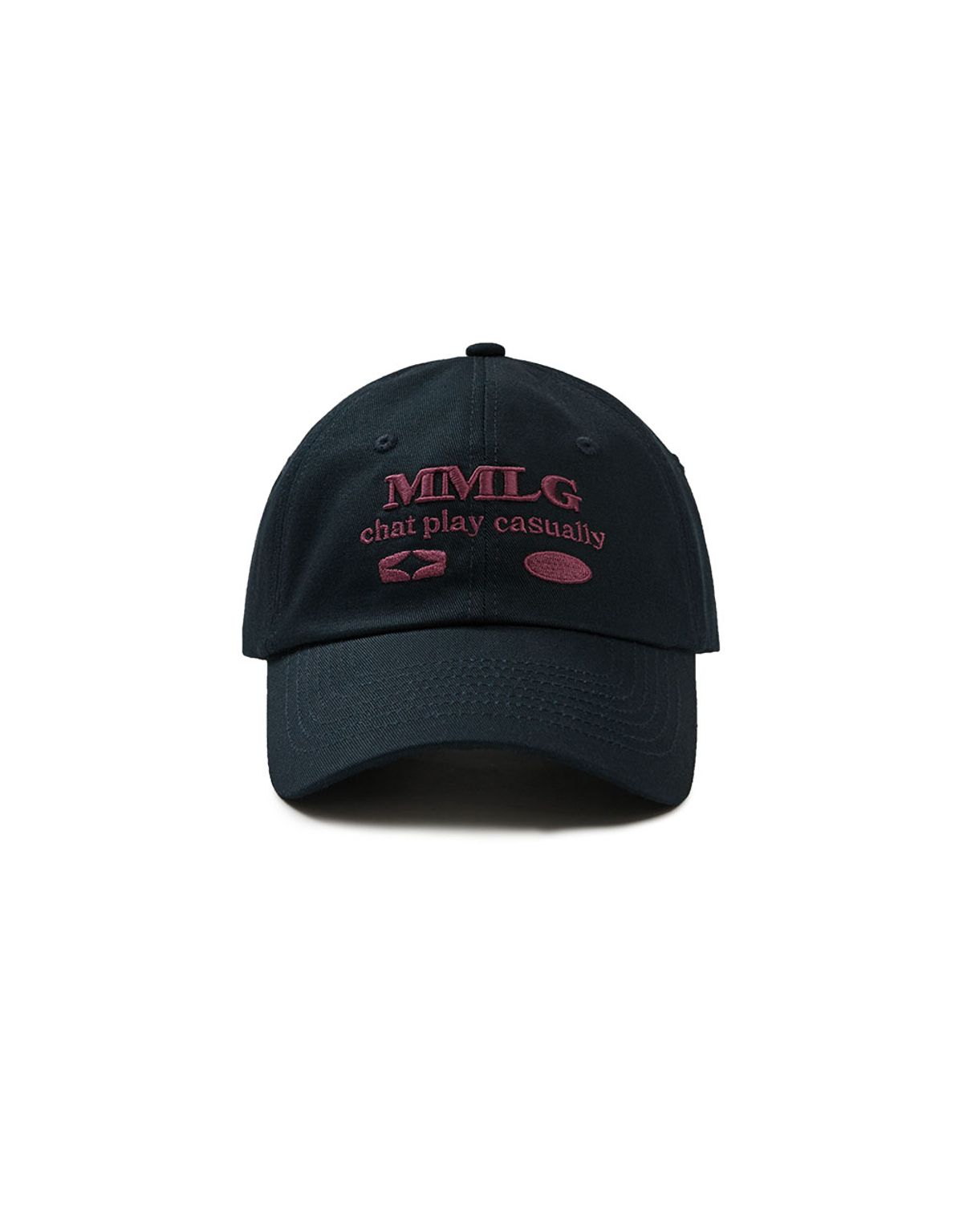 엠엠엘지(MMLG) [Mmlg] LETTER PLAY BALL CAP (NAVY)