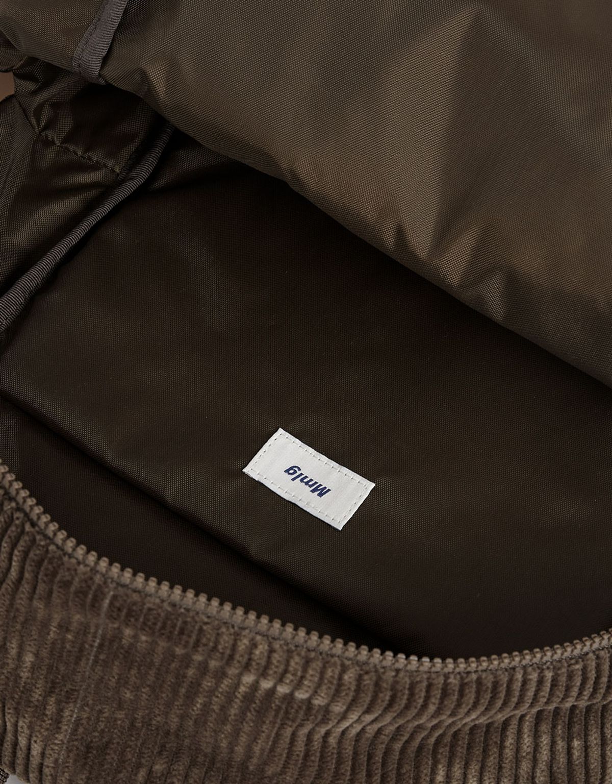 엠엠엘지(MMLG) [Mmlg] CORDUROY BACKPACK (BROWN)