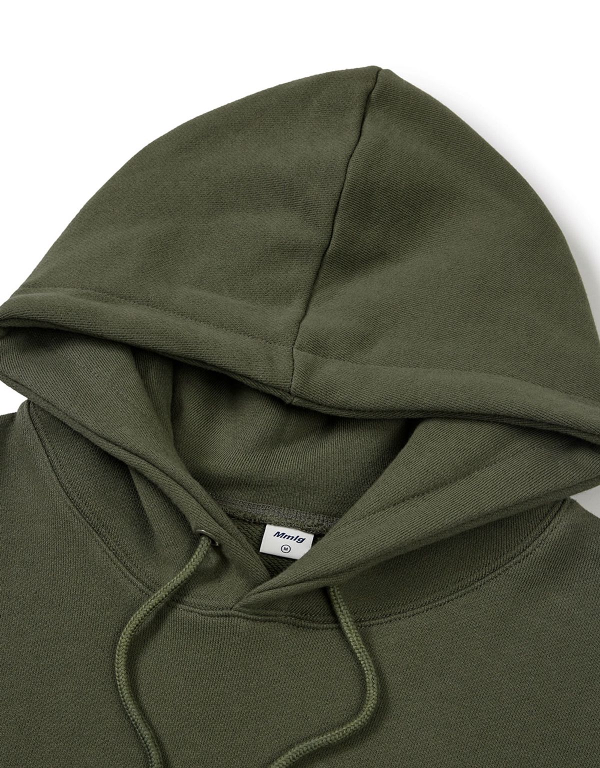 엠엠엘지(MMLG) [Mmlg] M STAMP HOODIE (MOSS KHAKI)