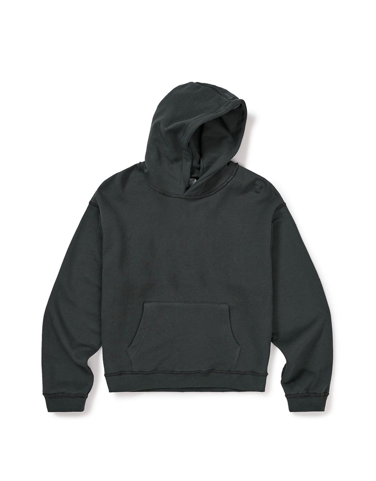 엠엠엘지(MMLG) [Mmlg] PILE REVERSE HOODIE (SQUID BLACK)