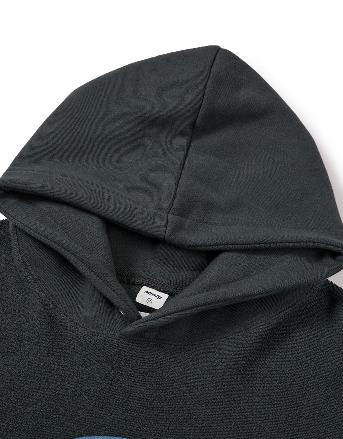 엠엠엘지(MMLG) [Mmlg] PILE REVERSE HOODIE (SQUID BLACK)