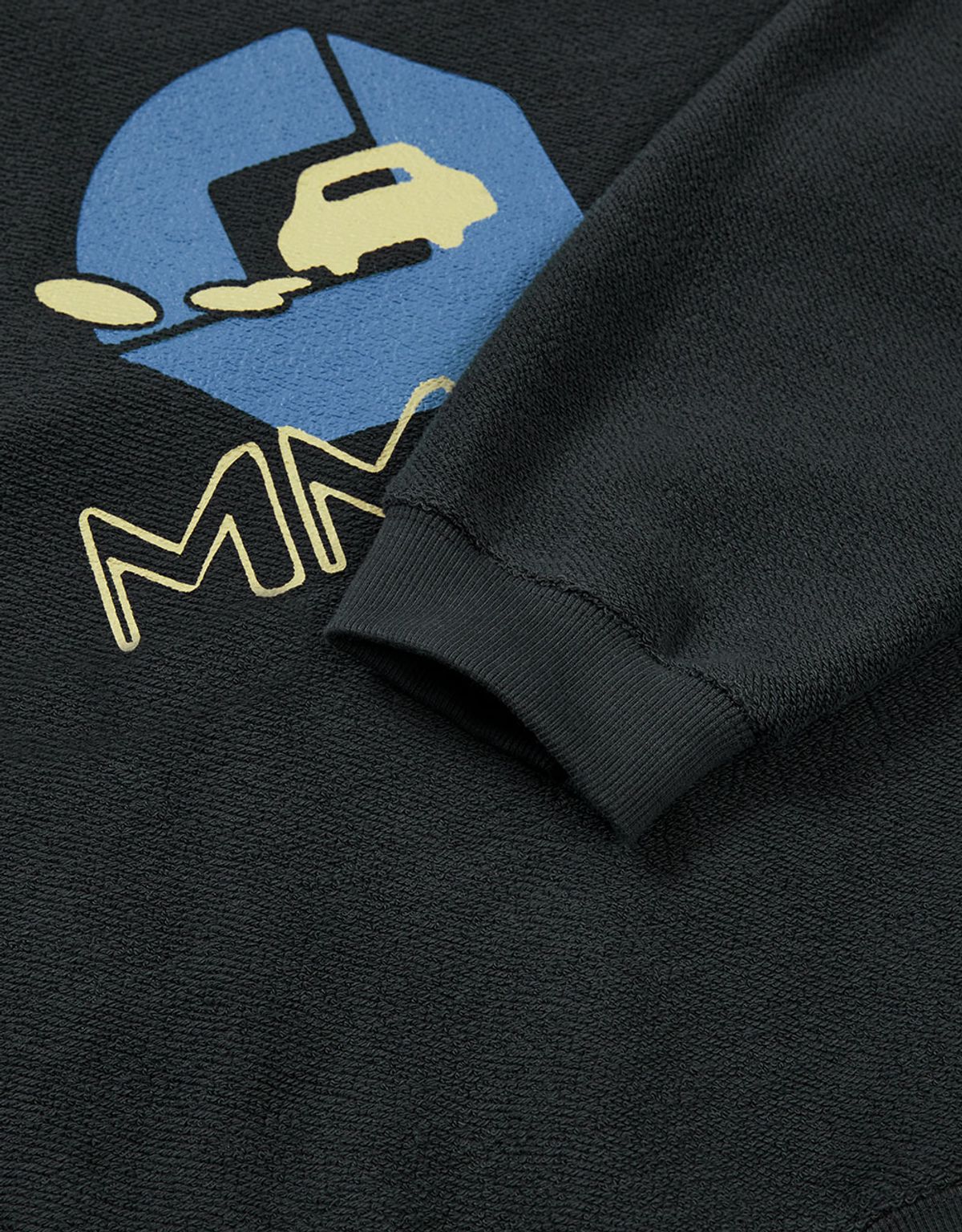 엠엠엘지(MMLG) [Mmlg] PILE REVERSE HOODIE (SQUID BLACK)