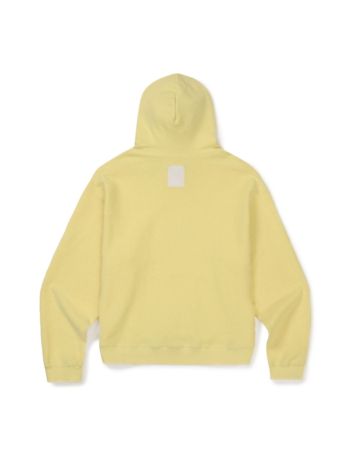 엠엠엘지(MMLG) [Mmlg] PILE REVERSE HOODIE (CREAM YELLOW)
