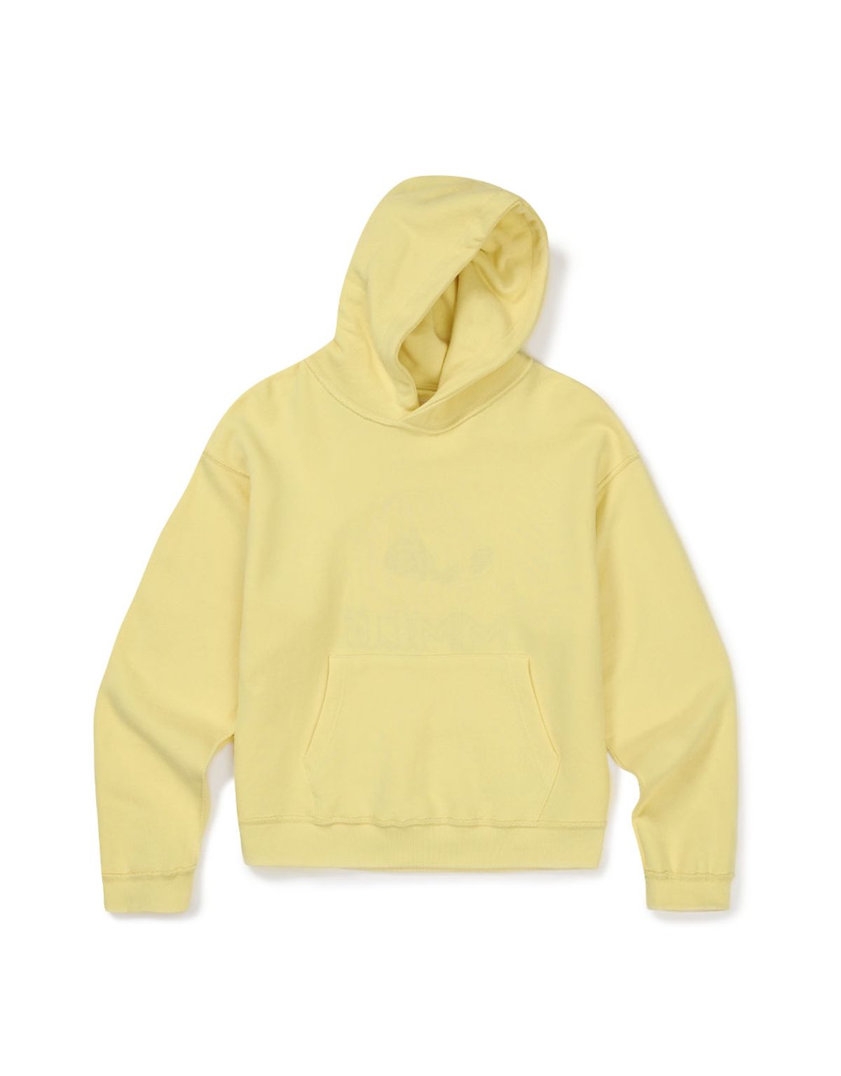 엠엠엘지(MMLG) [Mmlg] PILE REVERSE HOODIE (CREAM YELLOW)