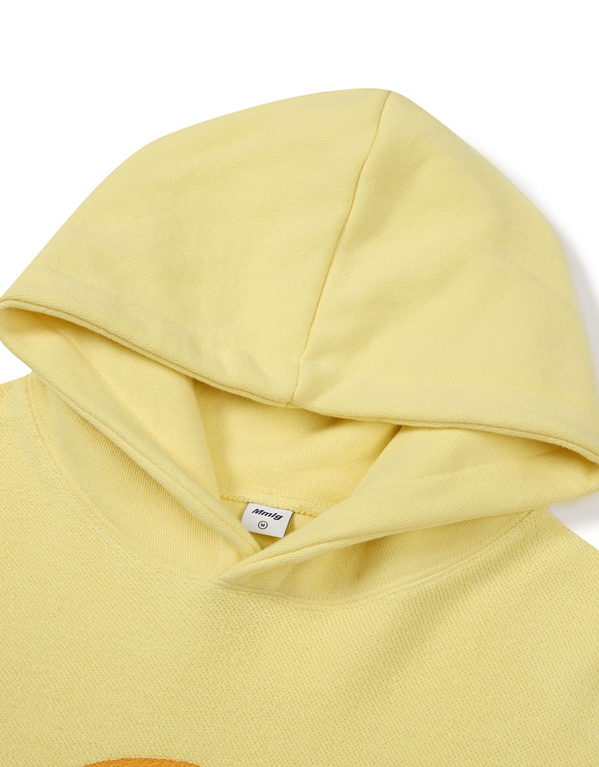 엠엠엘지(MMLG) [Mmlg] PILE REVERSE HOODIE (CREAM YELLOW)